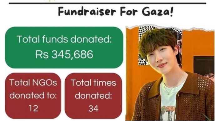 BTS fans in India raise over ₹3 lakhs for Palestine medical aid on J-Hope's birthday | Exclusive